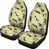 Amazing Border Collie Pattern Print Car Seat Covers