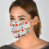 Vizsla Dog Patterns Print Face Mask