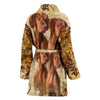 Cute Vizsla Print Women's Bath Robe