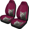 Chartreux Cat Print Car Seat Covers