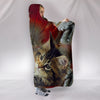 Maine Coon Cat Print Hooded Blanket