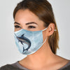 Amazing Swordfish Print Face Mask