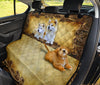 Cute Akita Inu Golden Print Pet Seat Covers- Limited Edition