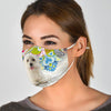 Cute Maltese Dog Print Face Mask