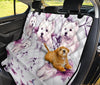 Cute Westie On Pink Print Pet Seat Covers
