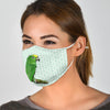 Yellow Headed Parrot Print Face Mask