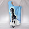 Andalusian horse Print Hooded Blanket