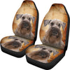 Cesky Terrier Print Car Seat Covers