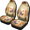 Labrador Retriever Dog Print Car Seat Covers