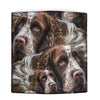 English Springer Spaniel Dog Print Women's Leather Wallet