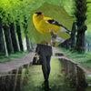 Goldfinch Bird Print Umbrellas