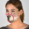 Cute Pointer Dog Print Face Mask