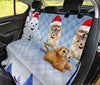 Pomeranian Christmas Print Pet Seat Covers