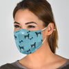 Curly-Coated Retriever Patterns Print Face Mask