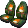 Lovely Robin Bird Print Car Seat Covers