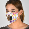 Cute Yorkie Print Face Mask