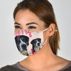 Three Greater Swiss Mountain Dog Print Face Mask