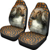 Afghan Hound Golden Print Car Seat Covers