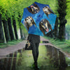 Black Saluki Dog  Print Umbrellas