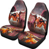 Texas Longhorn Cattle Print Car Seat Covers