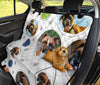 Cute Boxer Dog Print Pet Seat Covers