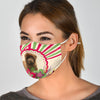 Cute Newfoundland Dog Print Face Mask