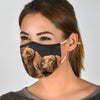 Cute Vizsla Print Face Mask