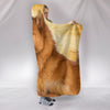 Cute Finnish Spitz Print Hooded Blanket