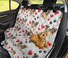 Border Terrier Heart Print Pet Seat Covers