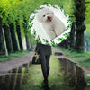 Lovely Bichon Fries Dog Print Umbrellas