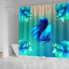 Betta Fish Print Shower Curtains