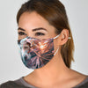 Lovely Weimaraner Print Face Mask