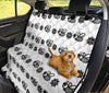 Bee White Patterns Print Pet Seat Covers