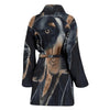 Amazing Bluetick Coonhound Dog Women's Bath Robe