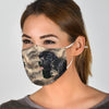 Cute Newfoundland Print Face Mask