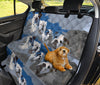 Bulldog Rushmore Mount Print Pet Seat Covers