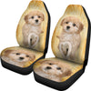 Cavapoo Dog Print Car Seat Covers