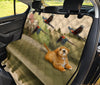 Amazing Blue Winged Macaw In Sky Print Pet Seat Covers