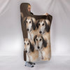 Amazing Saluki Dogs Print Hooded Blanket