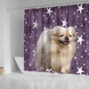 Cute Pekingese Dog Print Shower Curtains