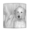 Goldendoodle On White Print Women's Leather Wallet