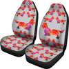 Dandie Dinmont Terrier Dog Pattern Print Car Seat Covers