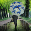 Hyacinth Macaw Parrot Art Pint Umbrellas