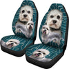 Dandie Dinmont Terrier Print Car Seat Covers