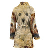 Yorkshire Terrier Print Women's Bath Robe