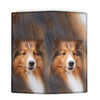 Shetland Shepherd Dog Print Women's Leather Wallet