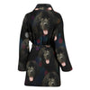 Newfoundland dog Patterns Print Women's Bath Robe