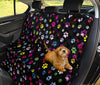 Colorful Paws Print Pet Seat Covers