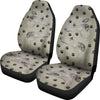 Whippet Paws Print Car Seat Covers