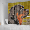 Rottweiler Dog Art Print Shower Curtains